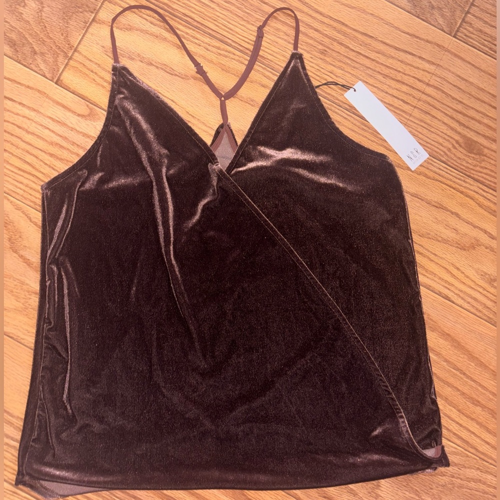 Velvet Brown Women's Top